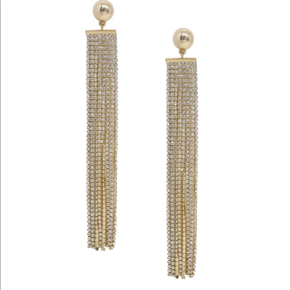 Brand New Ettika Rhinestone Waterfall Earrings!